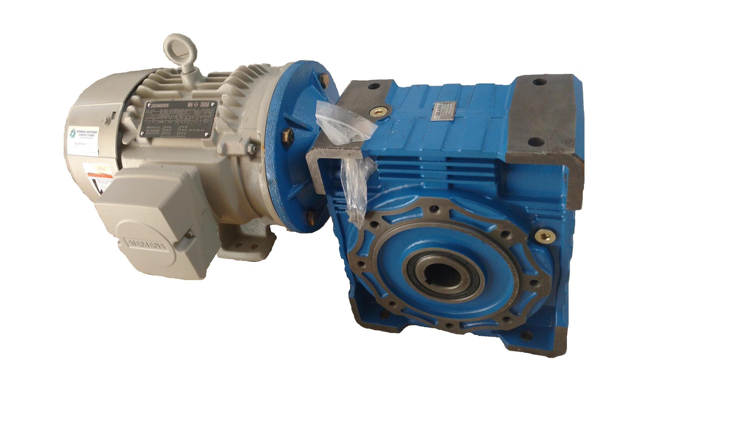 MOTORREDUCTOR CORONA-SINFIN DE 3 HP 220/440V - Imagen 2