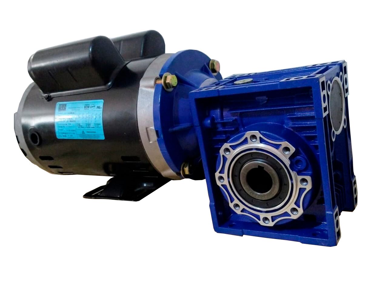 MOTORREDUCTOR CORONA-SINFIN DE 1.5 HP MONOFASICO 110/220V